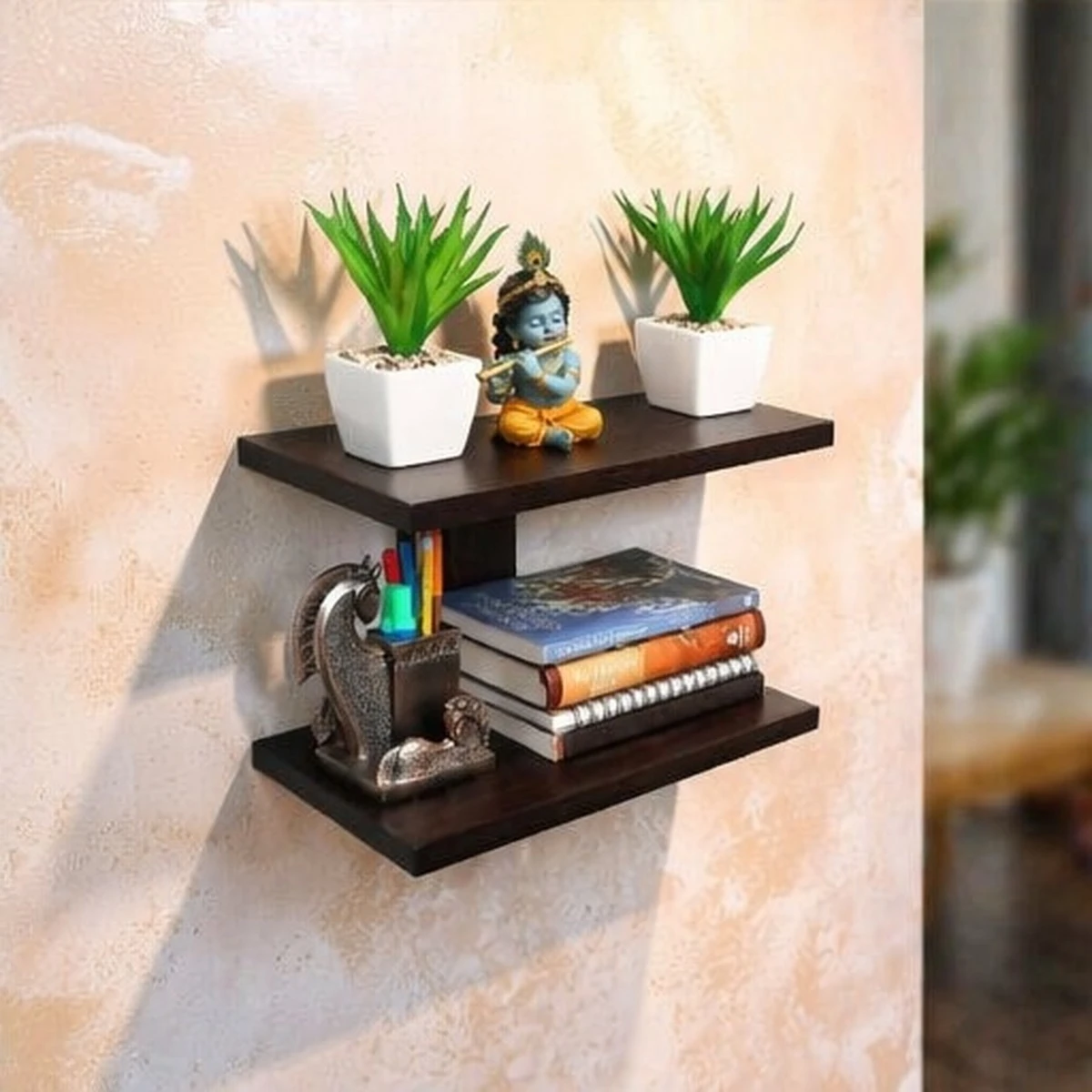 Top E-Commerce Home Decor Trends: Ishan Decor Ke Premium Wooden Wall Shelf Ke Sath Apne Ghar Ko Sajayein
