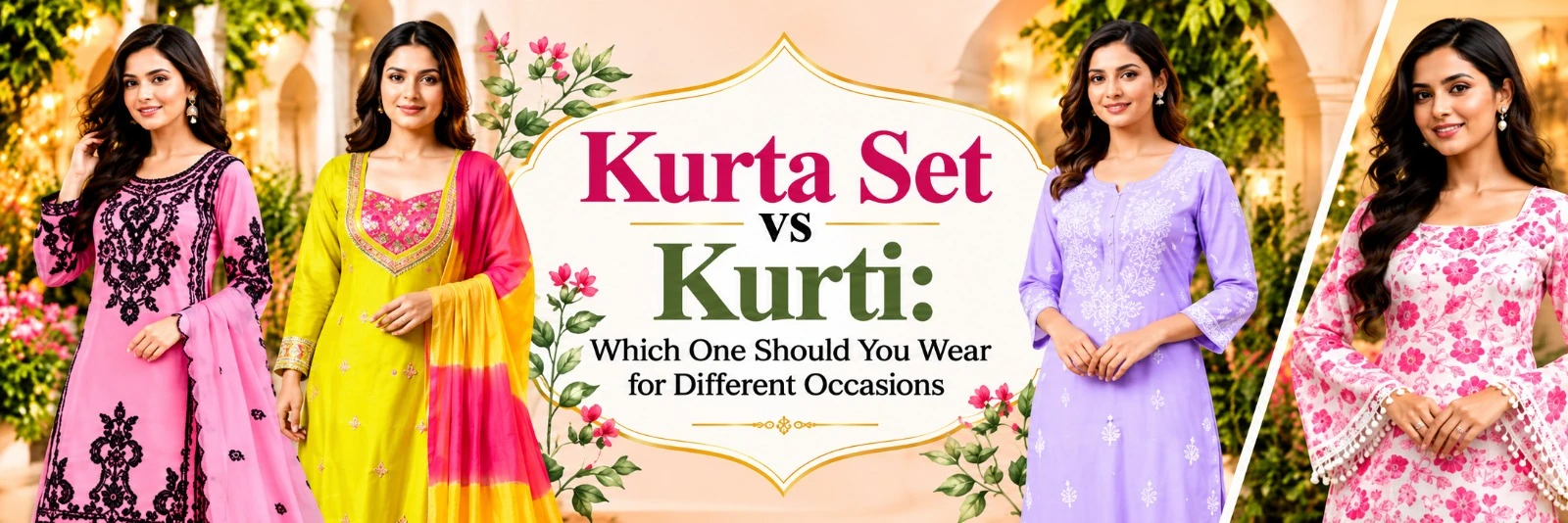 Kurta Set vs Kurti: Which One Should You Wear for Different Occasions?