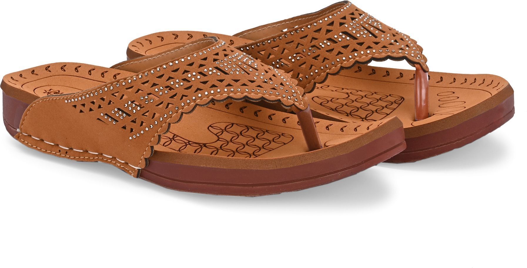 Slip-on Heels For Girls (tan)