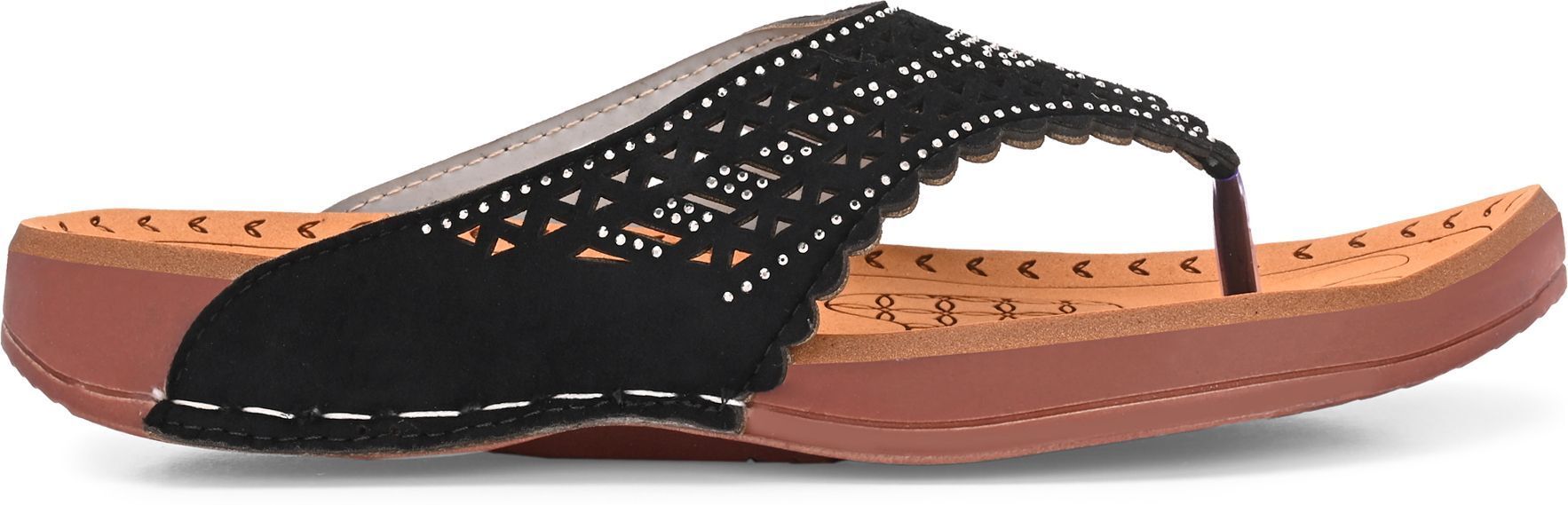 Slip-on Heels For Girls (Black)
