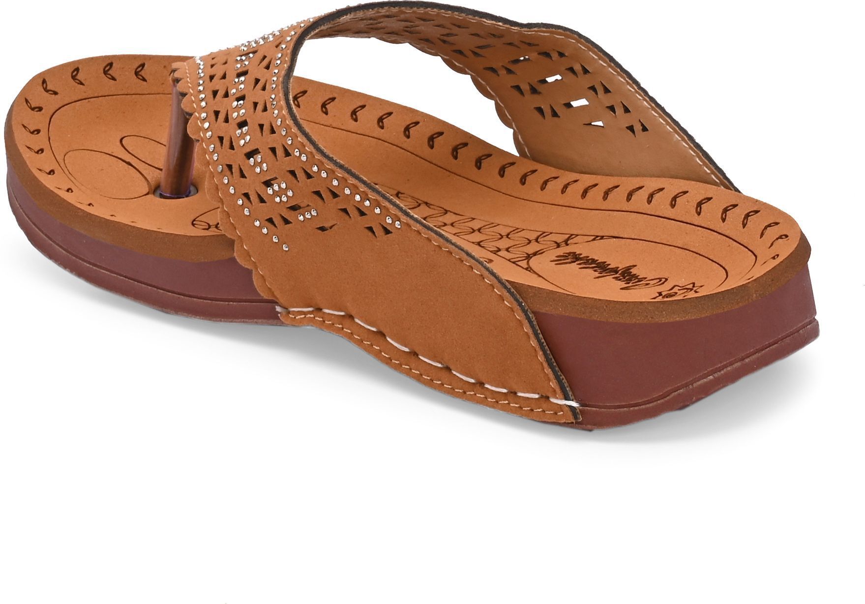 Slip-on Heels For Girls (tan)