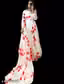Women's stylish dgeesigner geortte full length fancy's gown kurti with dupatta sets