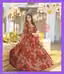 New Trending Design Flower Print Long Anarkali Kurti With Dupatta (No Bottomwear)