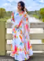 Gown with dupatta set
