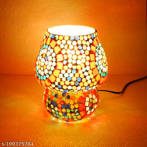 Homes Mashrom shaped Mosaic table lamp | home decor | bed side lamp | night lamp