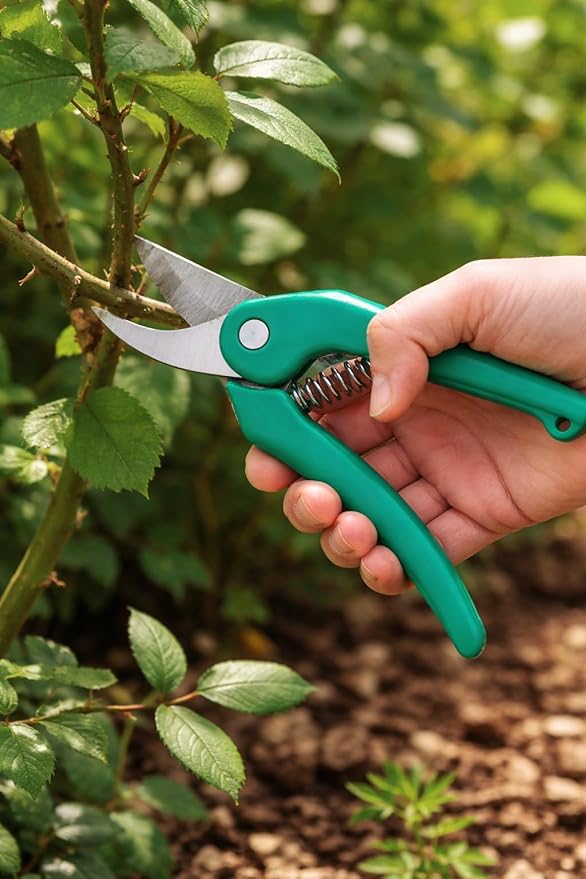 Green Snap Stainless Steel Bird's Beak Shape Pruning Shears, Garden Bud Grafting Scissors, Multicolor