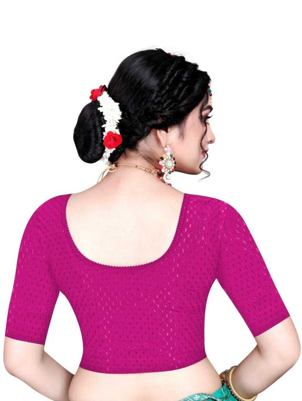 Women Designer Blouse Combo Pack of 4 Ethnic Wear