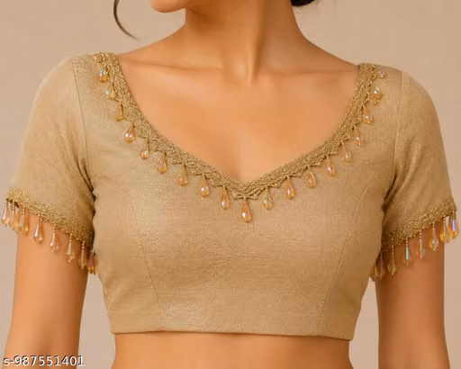 for Duapatta,Lehenga,Kurti,Suit ,(Width-3 cms, 4 Meter)Golden | RD Handicraft