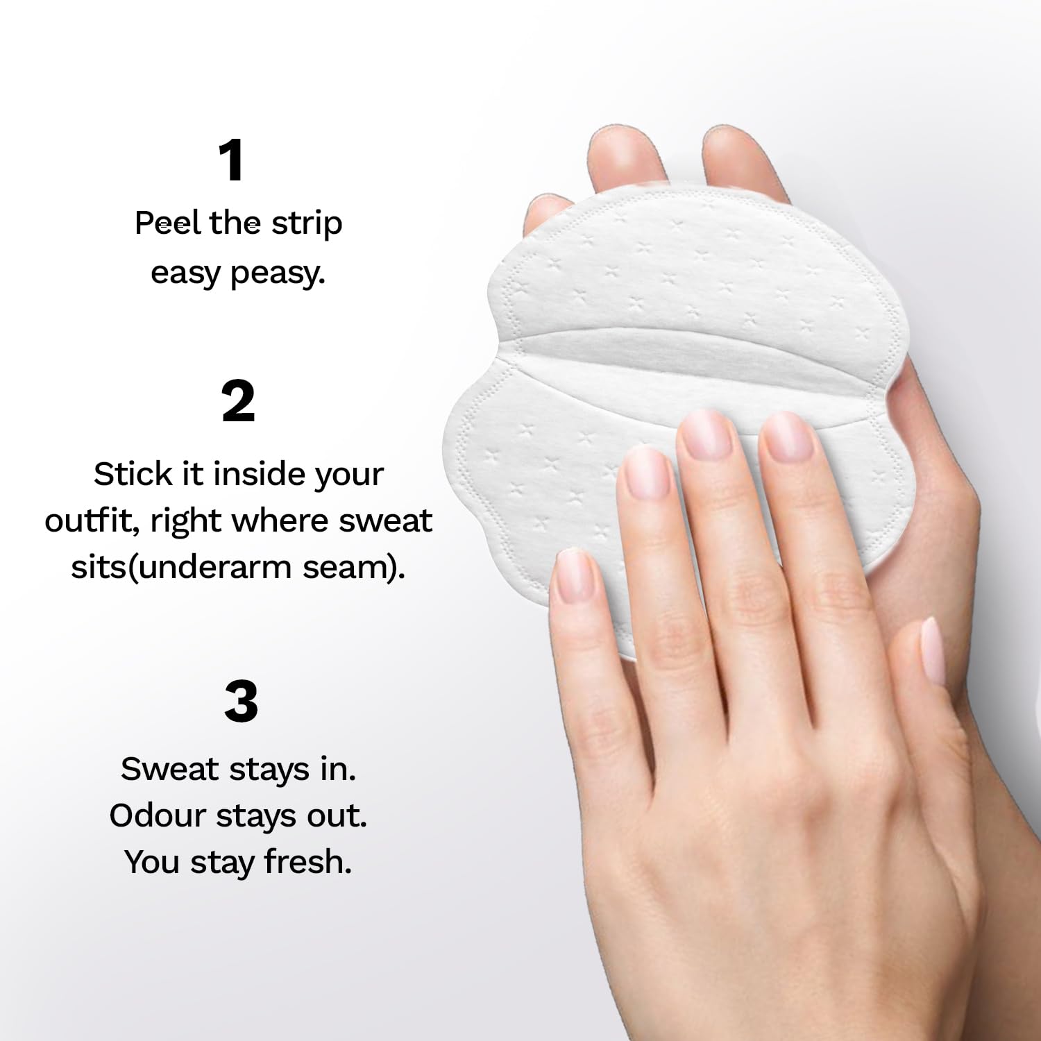 Pee Safe Underarm Sweat Pads for Men & Women, 28 Pads, Straight & Folded