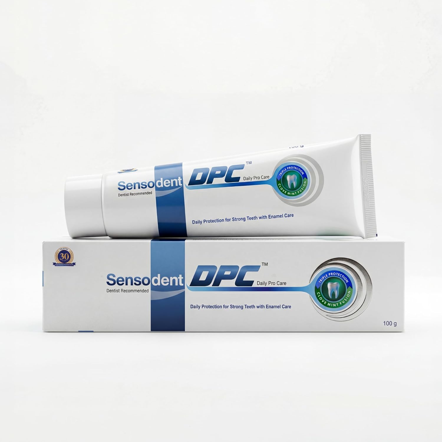 DPC Foaming Sensitivity Toothpaste | CSP & Potassium Formula | Repairs Enamel, Calms Nerves & Protects Against Cavities | Fluorinated | 100g,Pack of 1