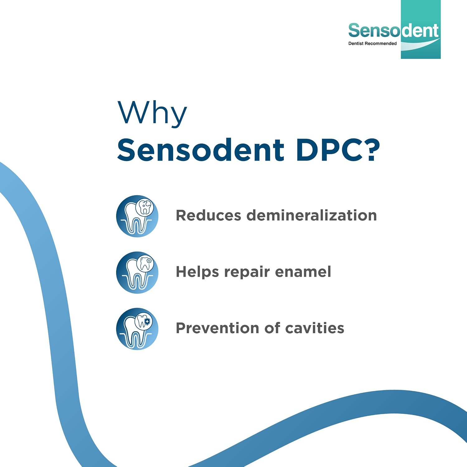 DPC Foaming Sensitivity Toothpaste | CSP & Potassium Formula | Repairs Enamel, Calms Nerves & Protects Against Cavities | Fluorinated | 100g,Pack of 1