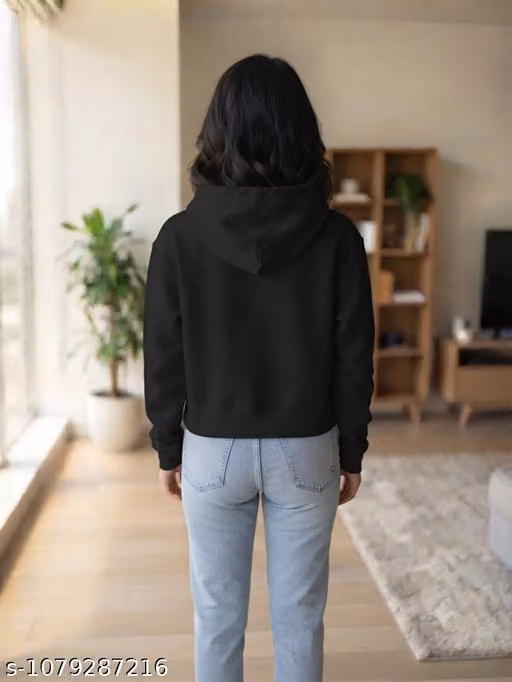Tag of Cow hoody Black Colour