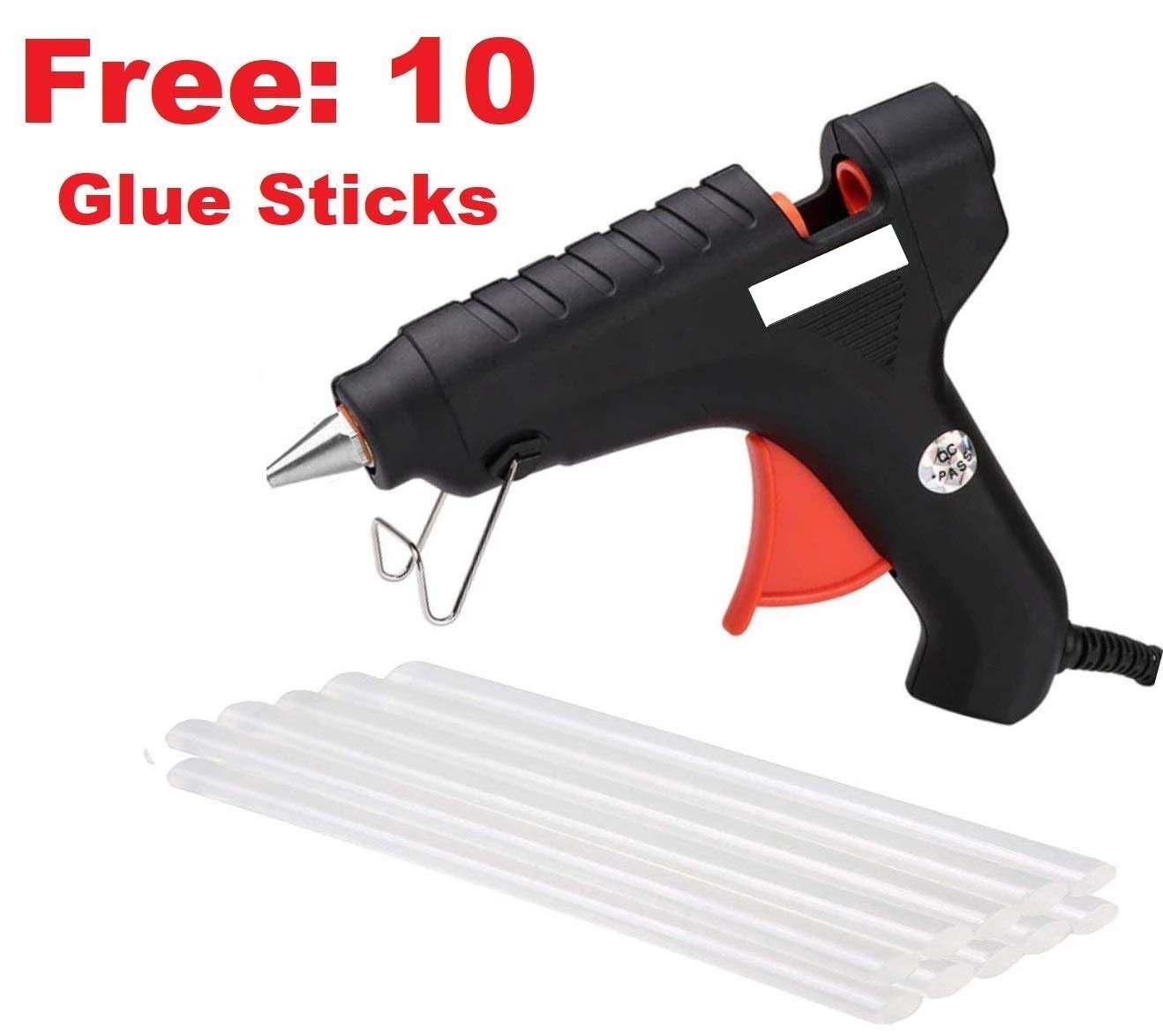 Saleshop365® Hot Melt Glue Gun 60 Watt with FREE 10 Glue Sticks Decorations & Furniture Quick Repairs
