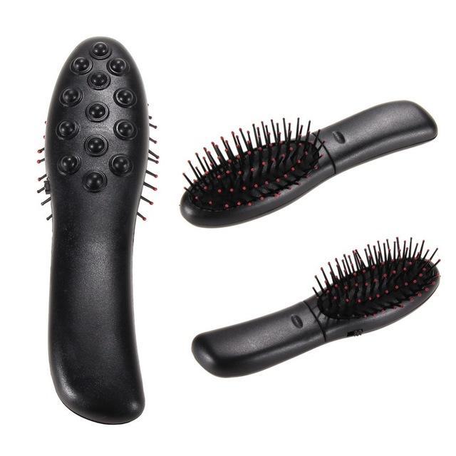 Electronic Head Massager With Hair Brush