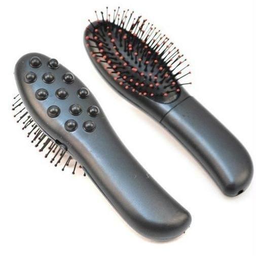 Electronic Head Massager With Hair Brush