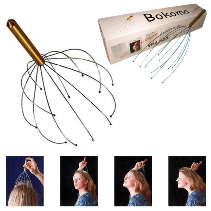Bokoma Head Massager Stress relief headache cure ache Massage Scalp Therapy