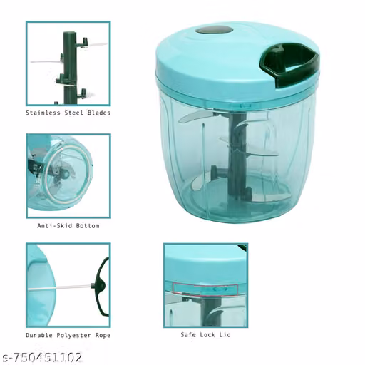Vegetable Chopper for Kitchen, Vegetable Cutter for Kitchen, Onion Cutter, Onion Chopper (Multi Colour) (900 ml)