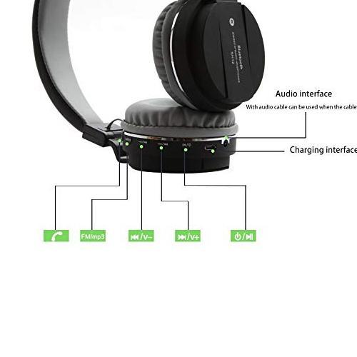 Wireless Headset SH12 Wireless Bluetooth Headphone with FM and SD Card Slot Best Quality