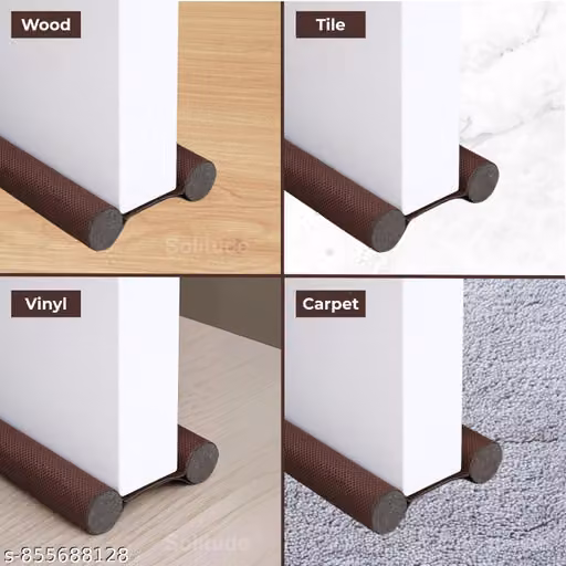 Pack of 2, 37 inch, Door Bottom Sealing Strip Guard for Home Twin Under Door Draft Fabric Cover Gap Sealer