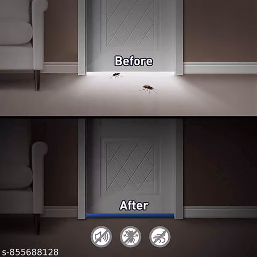 Pack of 2, 37 inch, Door Bottom Sealing Strip Guard for Home Twin Under Door Draft Fabric Cover Gap Sealer