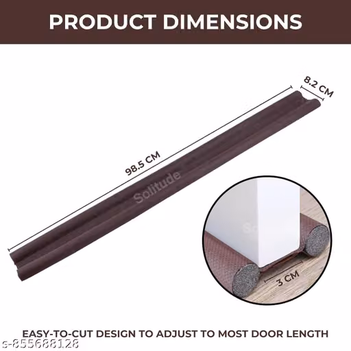 Pack of 2, 37 inch, Door Bottom Sealing Strip Guard for Home Twin Under Door Draft Fabric Cover Gap Sealer