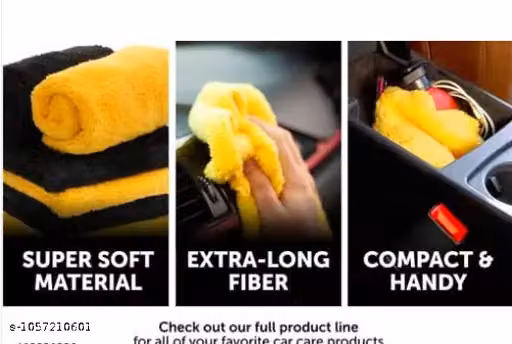 Heavy Microfiber Cloth for Car Cleaning and Detailing, Double Sided, Microfiber Towel for Car & Bike,Super Soft Car Wash Cloth, 700 GSM (Size 40cm x 40cm) Pack of 2, Color: Mix