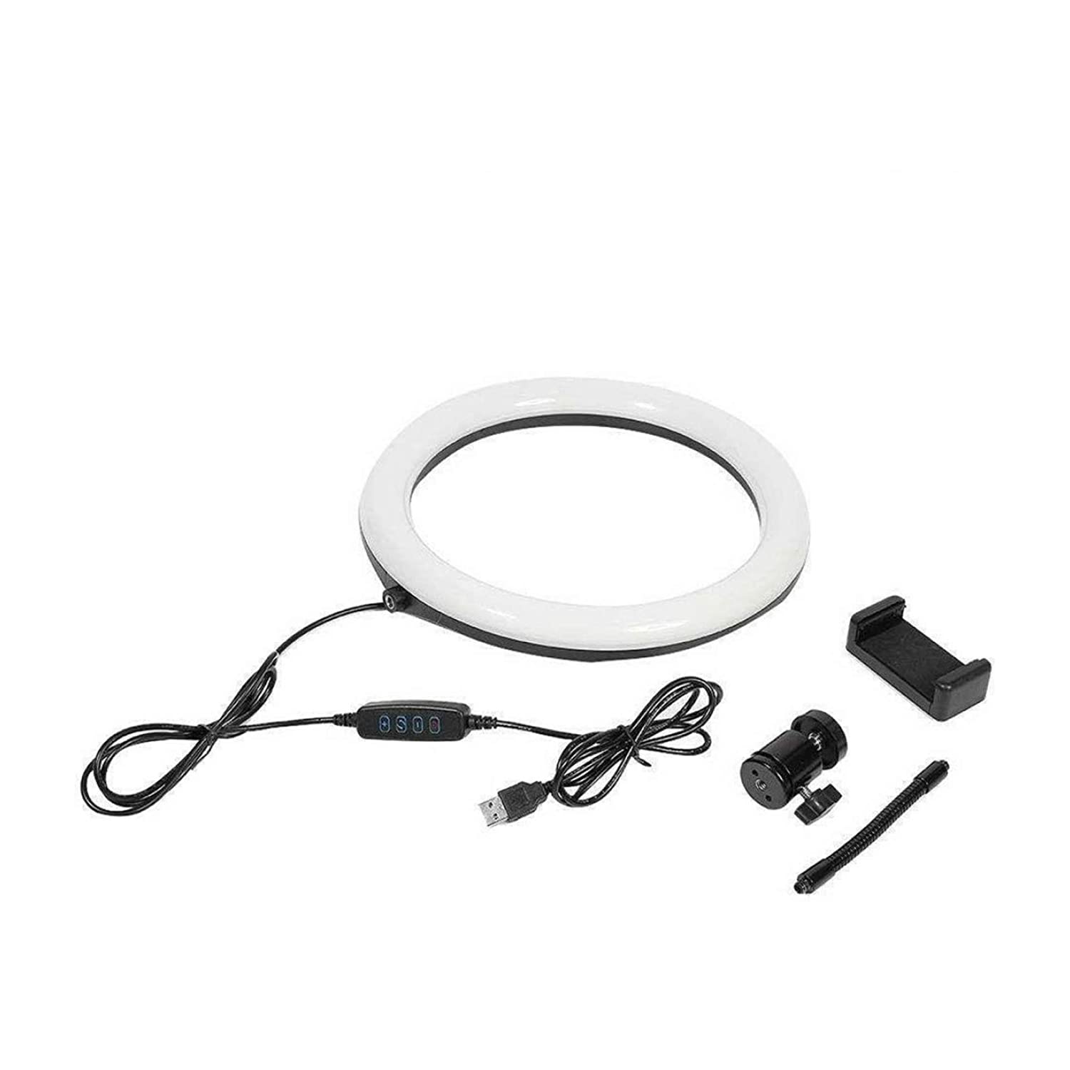 12 Inches Portable LED Ring Light with 3 Color Modes Dimmable Lighting | for YouTube, Photo-Shoot, Video Shoot, Live Stream, Makeup & Vlogging