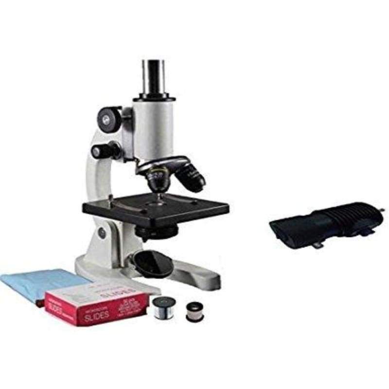 Advance Student Microscope with 100x to 675x Magnification + Free Slides Blanks & Prepared
