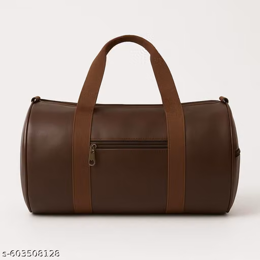 SMALL ROUND TRAVAL BAG SPORTS LOOK WITH MID 3 ZIP POCKETTRAVEL / WEEKEND TRIPS BAG