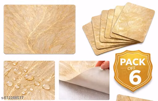 Perfect for Home, Hotel, Restaurant , Leaf Style Table Mat pack of 6