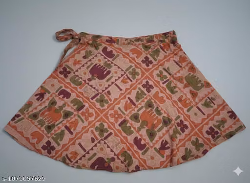WRAP AROUND SKIRT (RED)