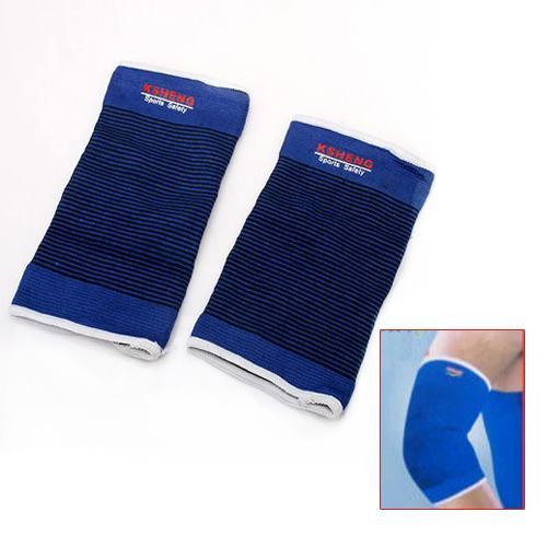 Elbow Support for Gym | Elbow Bands for Exercise | Elastic Elbow Support - Pair