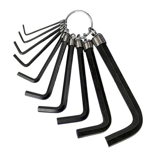 10 Pcs Allen Hex Key Wrench Set