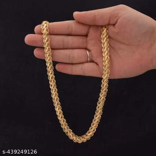 Forward Design High-Quality Gold Plated Chain for Men..(20 inches)