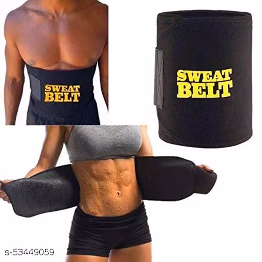  Double Spring Tummy Trimmer Combo with Sweat Belt & Toning Tube Resistance Band Abdominal Gym Accessories Fat Buster Exerciser Abs Workout Equipment for Men & Women