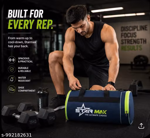 Starmax gym bag Fittness bag exercise bag travel bag lagguge bag duffel bag sports bag