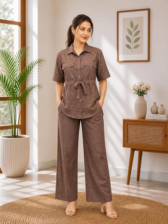 Women’s Linen Co-Ord Set