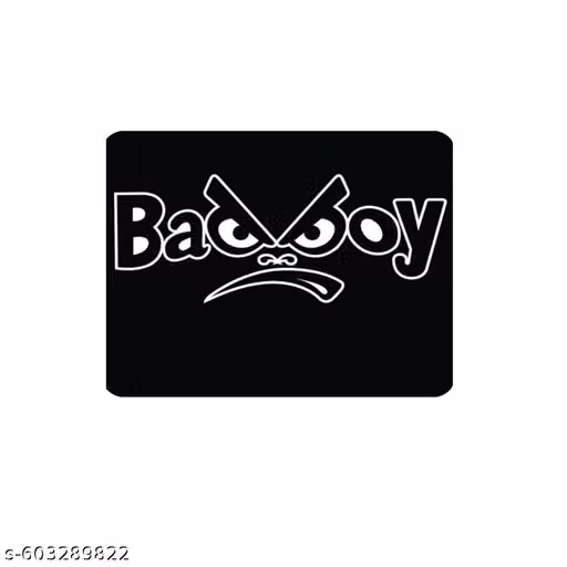 Designer bad boy printed mouse pad