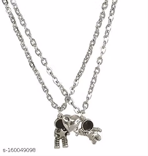 Matching Best Friend Pendant Necklace Set for Girls