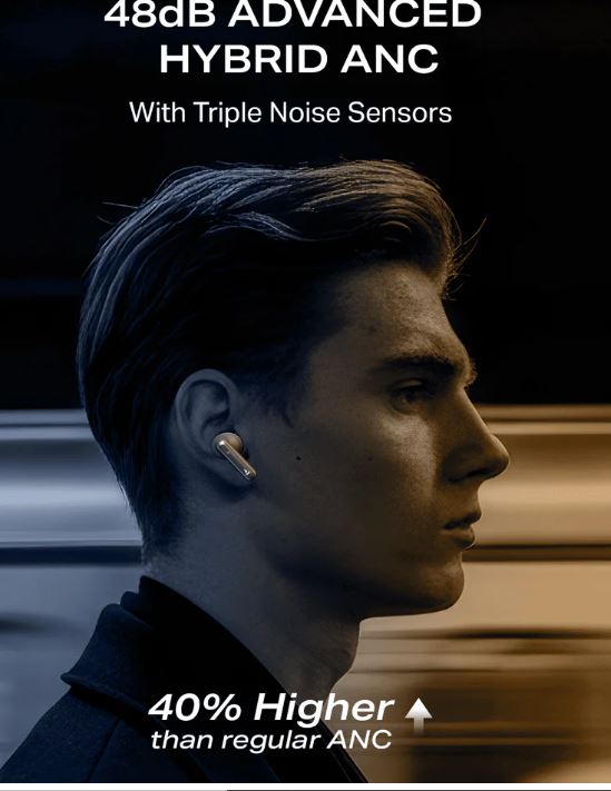 boAt Airdopes Prime 700 ANC True Wireless Earbuds | Hybrid ANC up to 48dB | Spatial Audio | Multipoint Connectivity | App Support | Midnight Blue