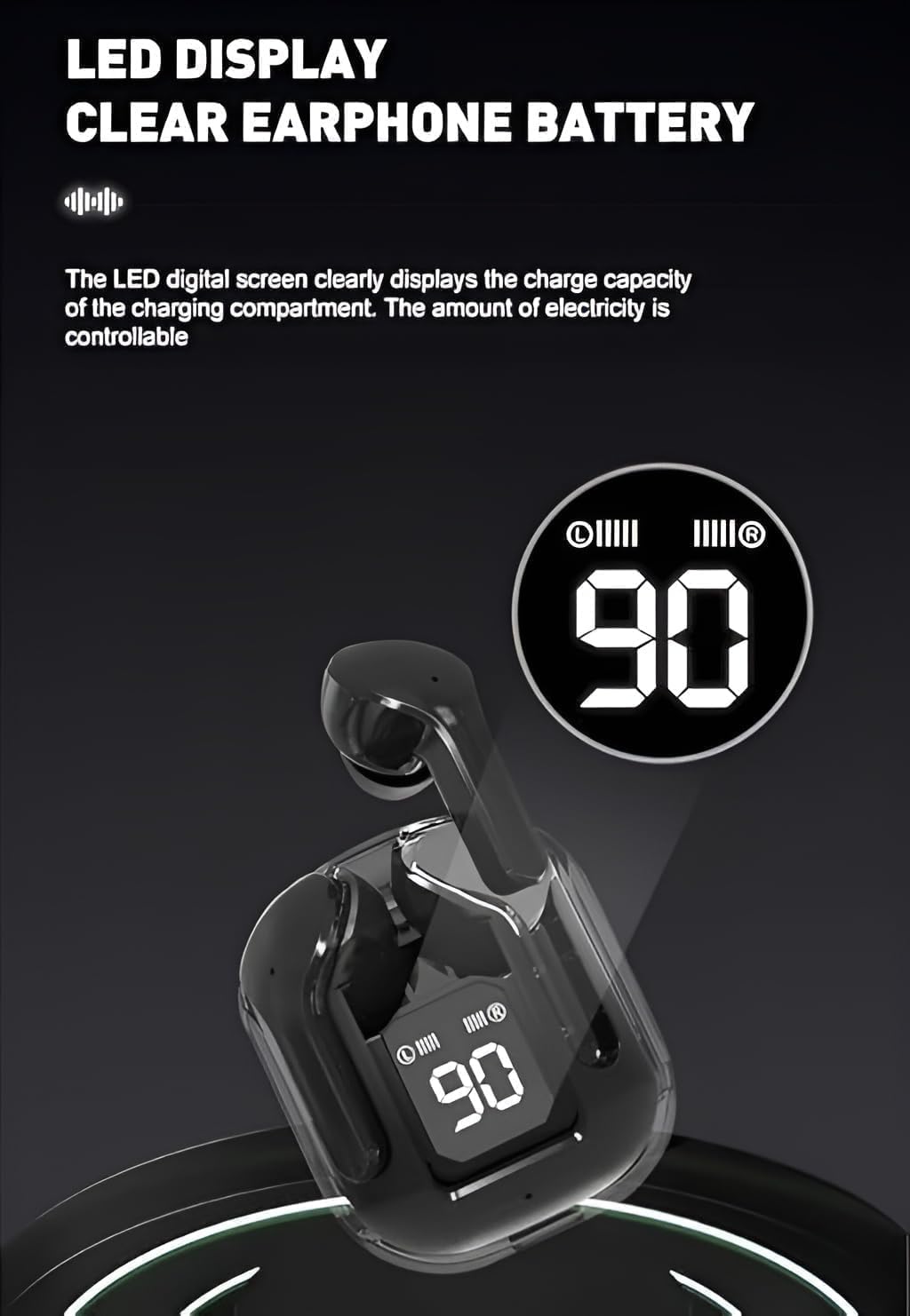 Pro Series Wireless TWS Earbuds | Bluetooth 5.2 In-Ear Earphones with Mic | 12mm Driver, ENC, 24H Playtime, Fast Charging & IPX5