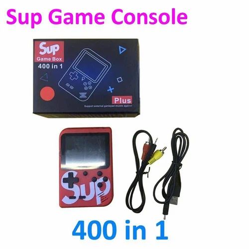 Sup 400 Classic Video Game Console with 400 Built-in Games | Plug & Play Gaming System with Controllersin 1 retro game box