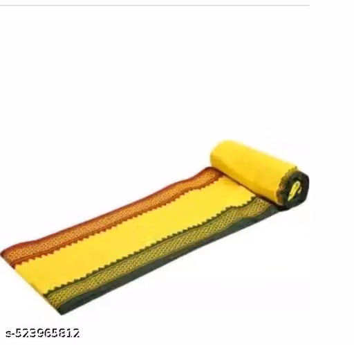 Southfashion 100% Cotton Gamcha with Yellow Border – Striped Traditional Towel
