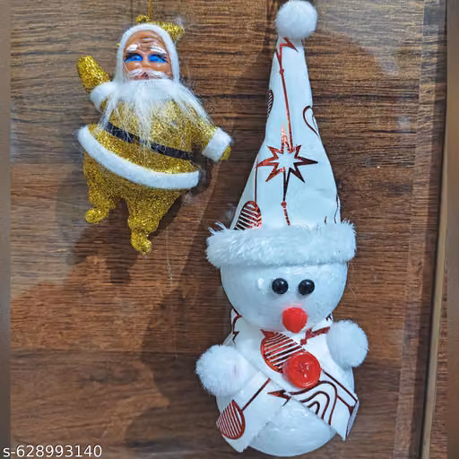 Christmas Santa & Snowman Hanging Set – Festive Home & Tree Decor