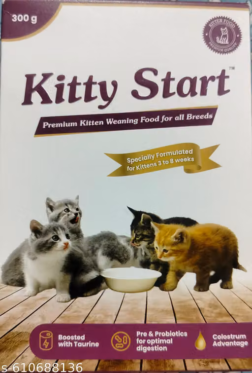 Kitty Start Premium Kitten Weaning Food – 300g for Kittens 3–8 Weeks