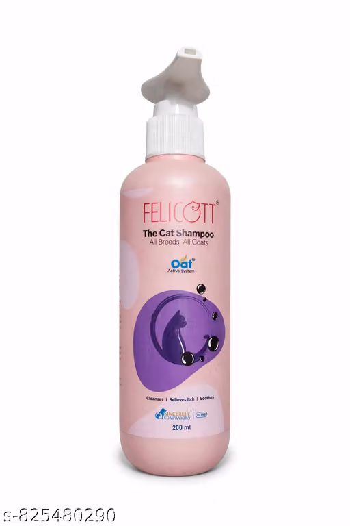 Felicia Cat Shampoo for All Breeds – Oat Active System, 200ml