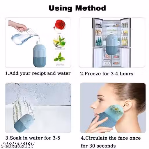 Face Ice Roller for Face & Eyes – Cooling Facial Beauty Massage Tool