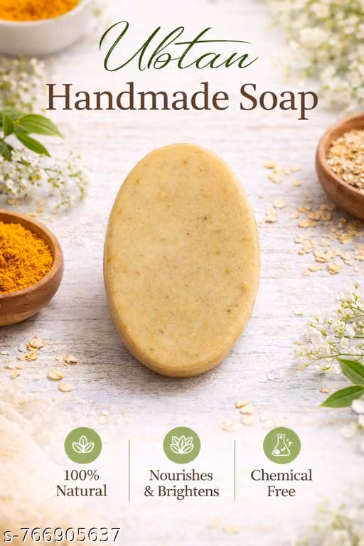 Ubtan Handmade Soap – Natural Nourishing Soap for Glowing Skin