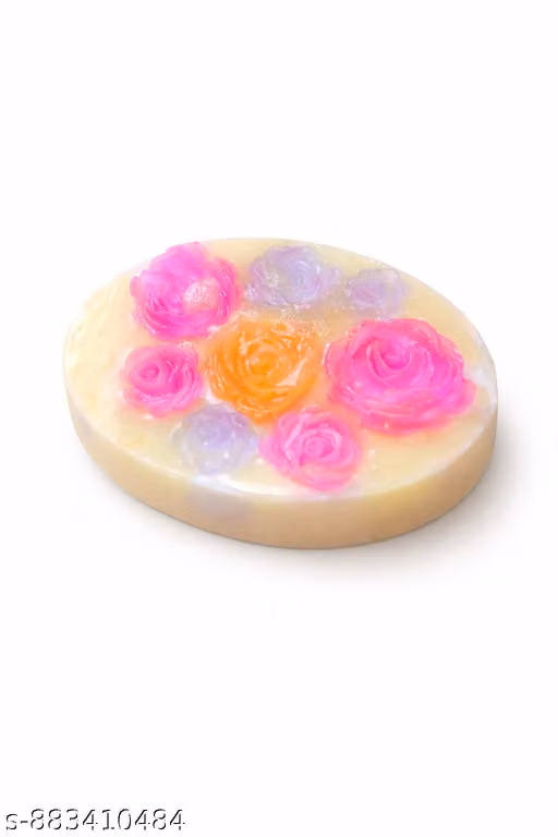 Floral Handmade Soap – Colorful Rose Flower Decorative Bath Soap