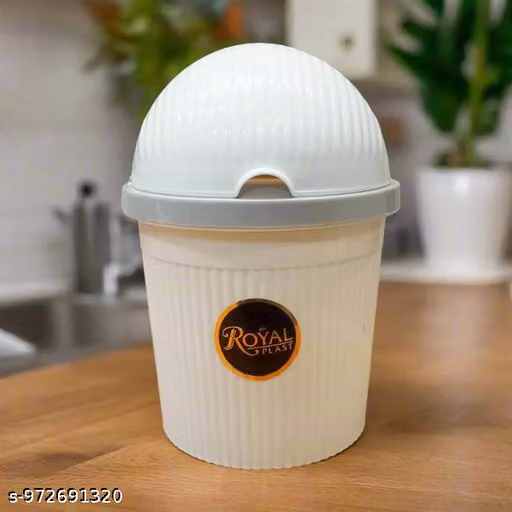1.5 Litre Mini Dustbin with Lid – Compact Kitchen & Bathroom Waste Bin